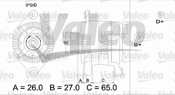 Valeo 436636 - Laturi inparts.fi