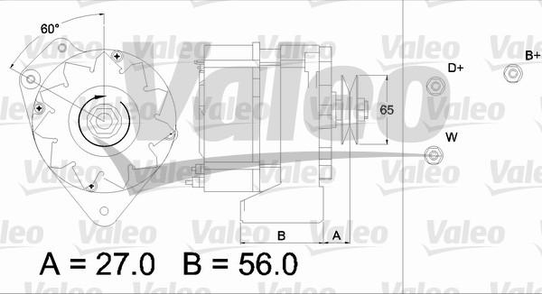 Valeo 436633 - Laturi inparts.fi