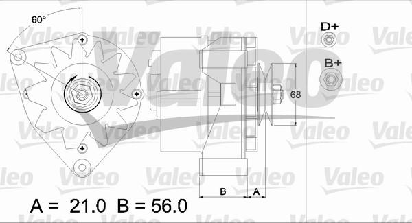 Valeo 436625 - Laturi inparts.fi