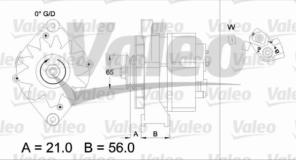 Valeo 436621 - Laturi inparts.fi