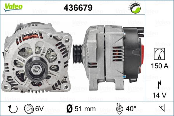 Valeo 436679 - Laturi inparts.fi