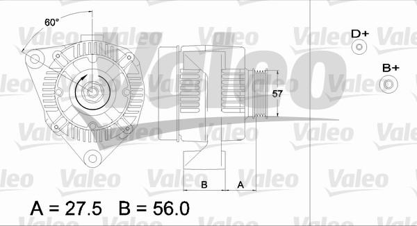 Valeo 436678 - Laturi inparts.fi