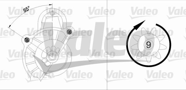 Valeo 436065 - Käynnistinmoottori inparts.fi