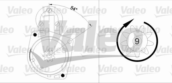 Valeo 436021 - Käynnistinmoottori inparts.fi