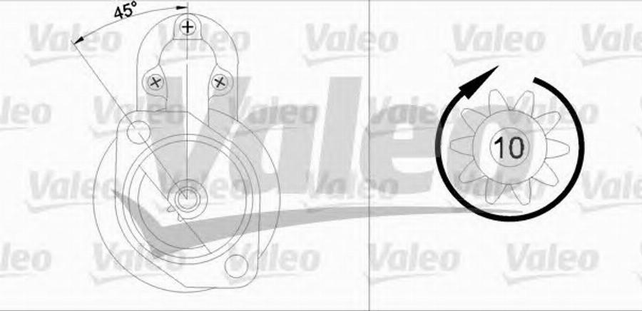 Valeo 436070 - Käynnistinmoottori inparts.fi