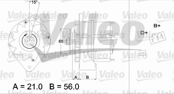 Valeo 436194 - Laturi inparts.fi