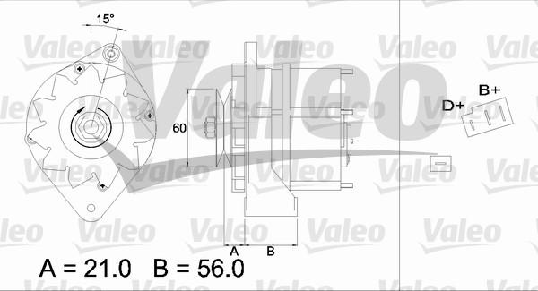 Valeo 436196 - Laturi inparts.fi