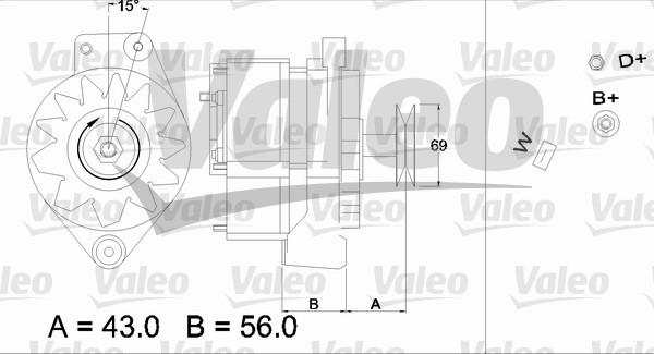 Valeo 436193 - Laturi inparts.fi