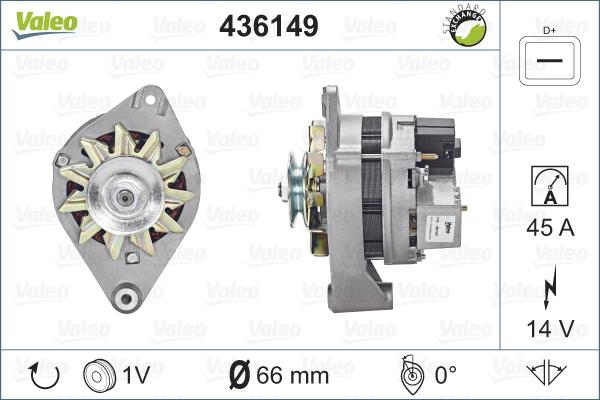 Valeo 436149 - Laturi inparts.fi