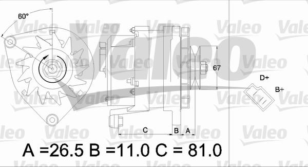 Valeo 436145 - Laturi inparts.fi