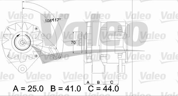 Valeo 436147 - Laturi inparts.fi