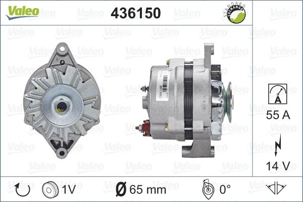 Valeo 436150 - Laturi inparts.fi