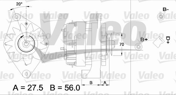 Valeo 436161 - Laturi inparts.fi