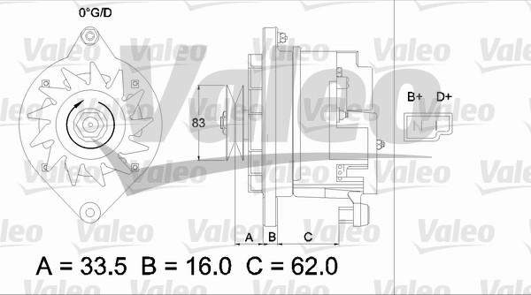 Valeo 436109 - Laturi inparts.fi