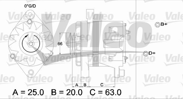 Valeo 436103 - Laturi inparts.fi