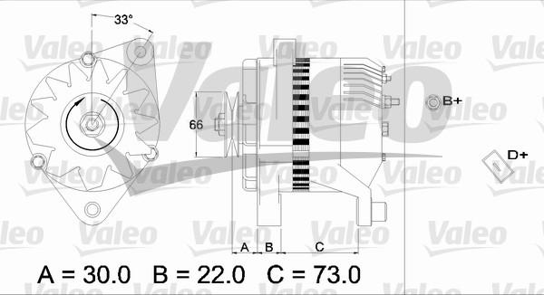 Valeo 436114 - Laturi inparts.fi