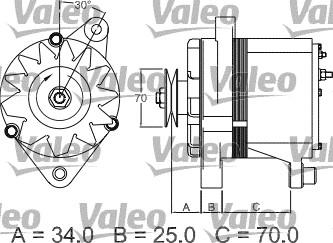 Valeo 436117 - Laturi inparts.fi