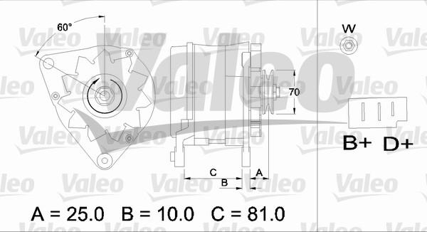 Valeo 436180 - Laturi inparts.fi