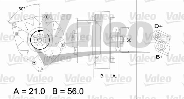 Valeo 436134 - Laturi inparts.fi