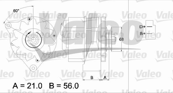 Valeo 436126 - Laturi inparts.fi