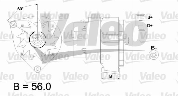 Valeo 436127 - Laturi inparts.fi