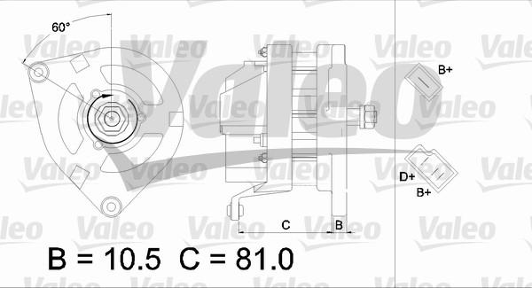 Valeo 436175 - Laturi inparts.fi