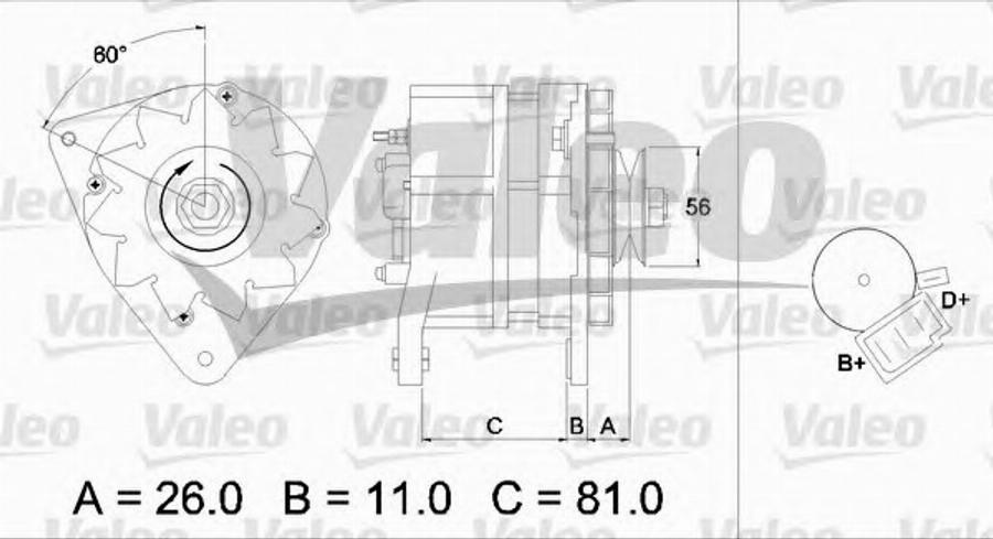 Valeo 436171 - Laturi inparts.fi