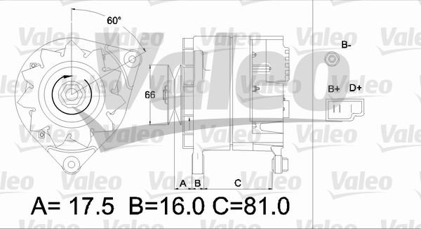 Valeo 436173 - Laturi inparts.fi