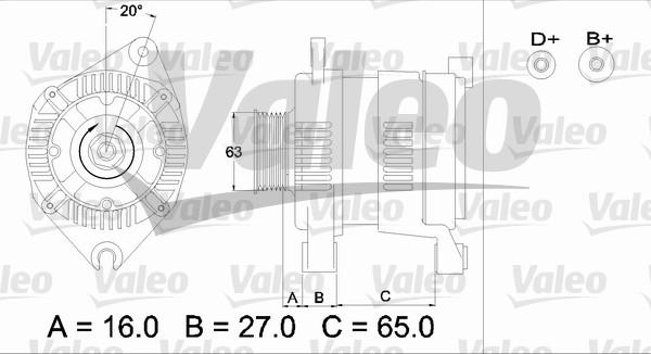 Valeo 436340 - Laturi inparts.fi