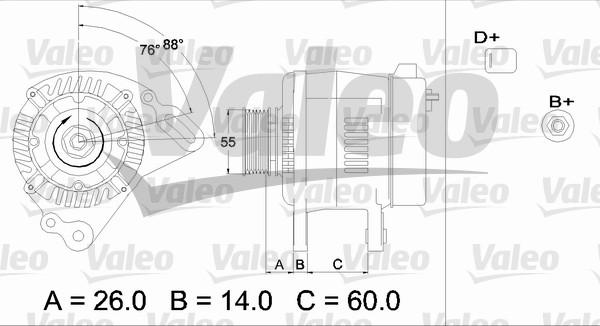 Valeo 436364 - Laturi inparts.fi