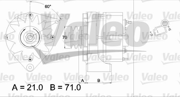 Valeo 436306 - Laturi inparts.fi