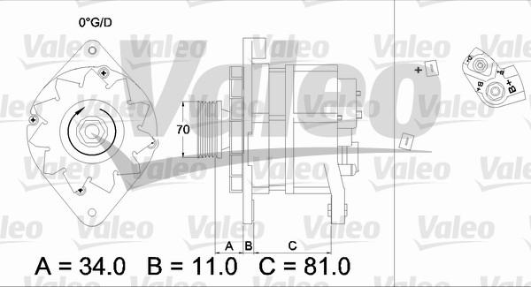 Valeo 436302 - Laturi inparts.fi