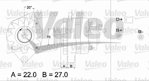 Valeo 436307 - Laturi inparts.fi