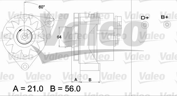 Valeo 436311 - Laturi inparts.fi