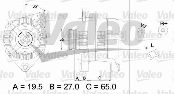 Valeo 436384 - Laturi inparts.fi