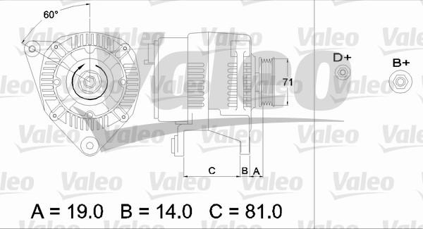 Valeo 436386 - Laturi inparts.fi