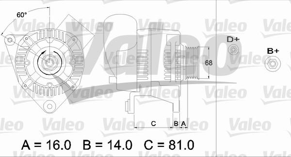 Valeo 436388 - Laturi inparts.fi