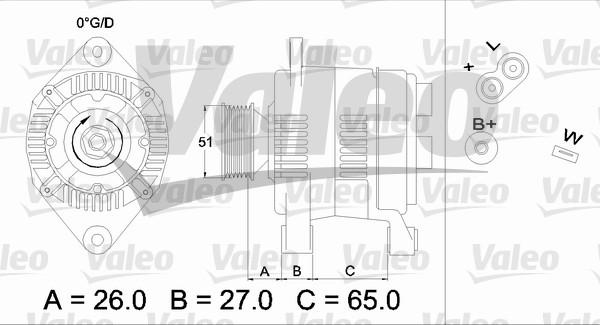 Valeo 436383 - Laturi inparts.fi