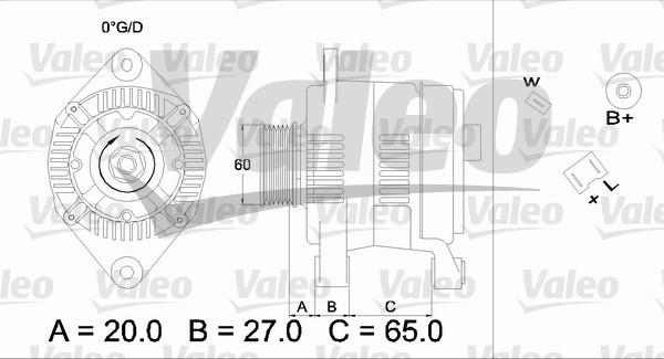 Valeo 436382 - Laturi inparts.fi