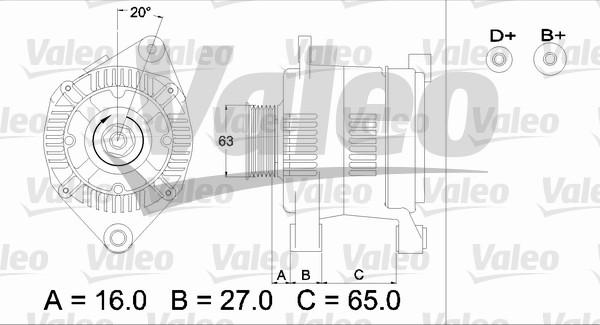 Valeo 436336 - Laturi inparts.fi