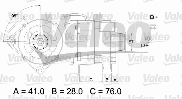 Valeo 436333 - Laturi inparts.fi