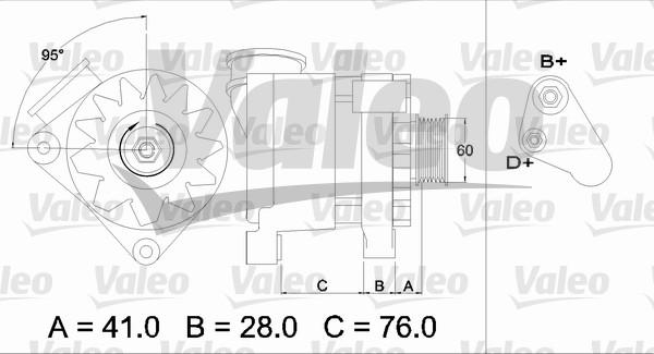 Valeo 436332 - Laturi inparts.fi