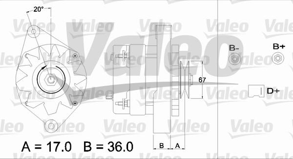 Valeo 436320 - Laturi inparts.fi