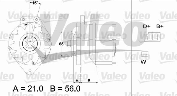 Valeo 436294 - Laturi inparts.fi