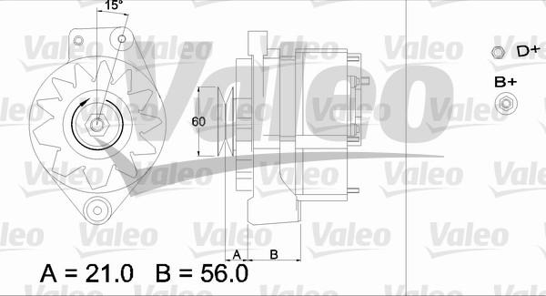 Valeo 436296 - Laturi inparts.fi