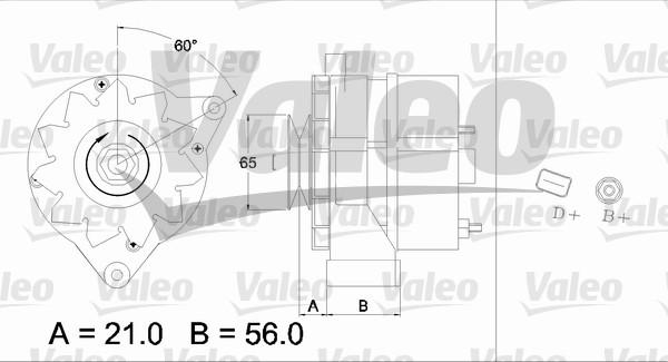 Valeo 436298 - Laturi inparts.fi