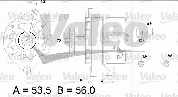 Valeo 436293 - Laturi inparts.fi