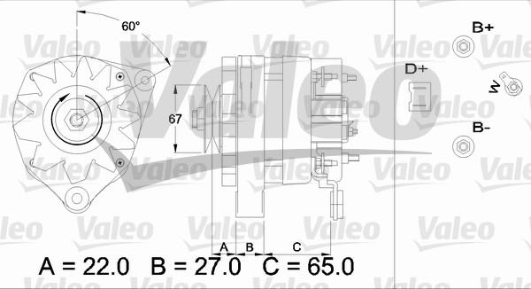 Valeo 436249 - Laturi inparts.fi