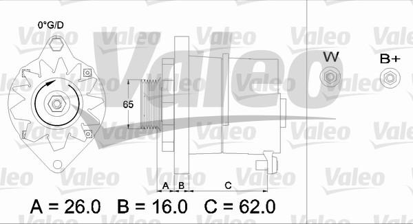 Valeo 436241 - Laturi inparts.fi