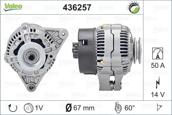 Valeo 436257 - Laturi inparts.fi